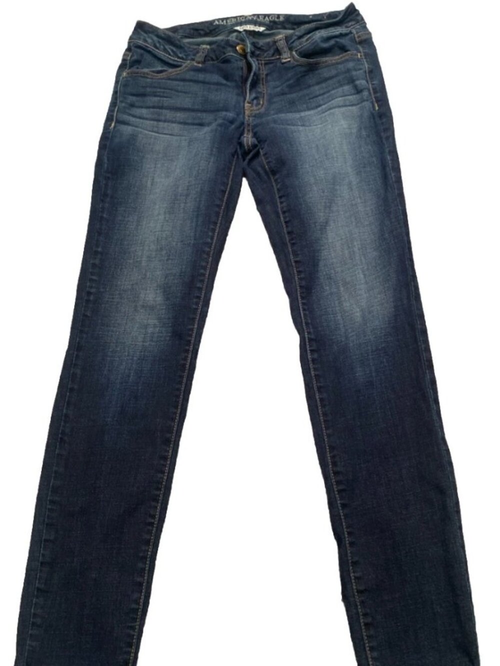American Eagle Super Stretch Super Lo Rise Jegging Jeans Women's Size 6 Blue